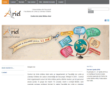 Tablet Screenshot of centrul-ariel.ro